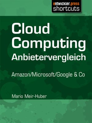 cover image of Cloud Computing Anbietervergleich